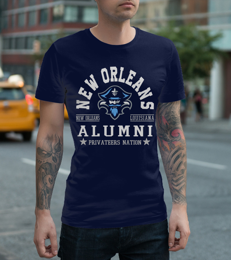 New Orleans Louisiana Alumni Privateers Nation T-Shirt