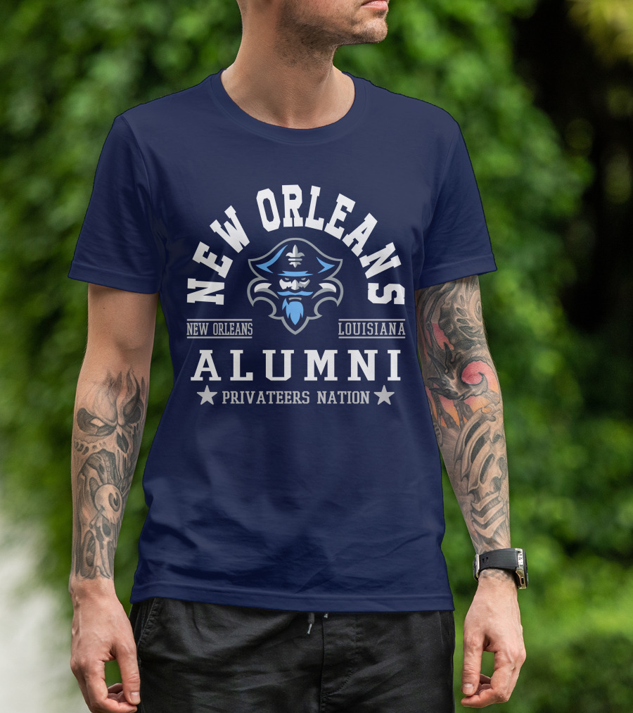 New Orleans Louisiana Alumni Privateers Nation T-Shirt