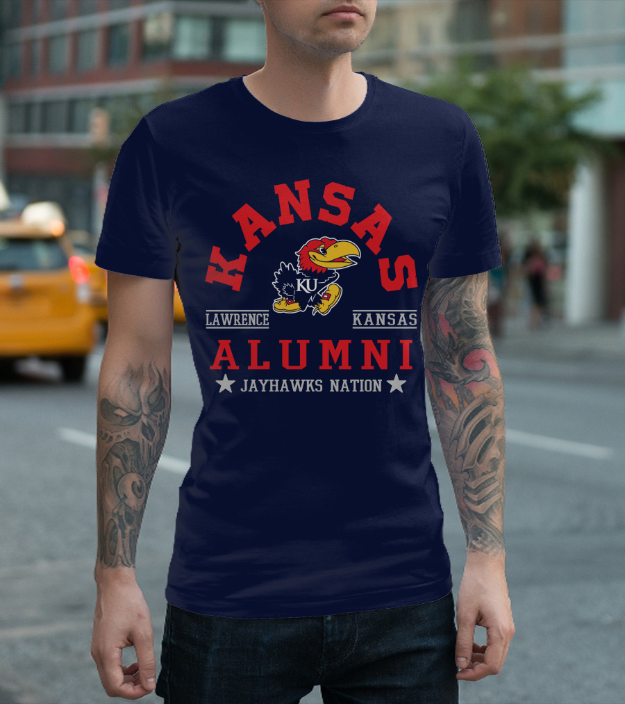 Kansas Alumni Jayhawks Nation Lawrence Kansas T-Shirt