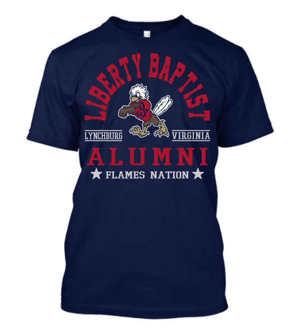 Liberty Baptist Alumni Lynchburg Virginia Flames Nation T-Shirt