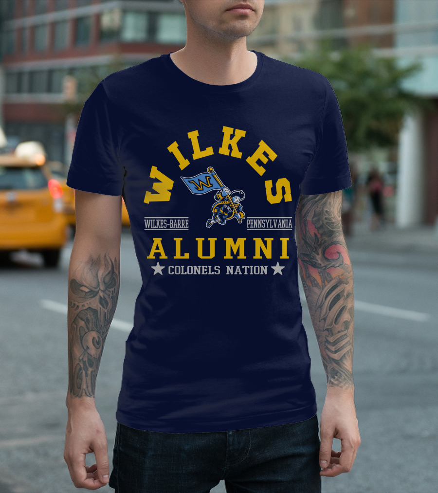 Wilkes Alumni Wilkes-Barre Pennsylvania Colonels Nation T-Shirt