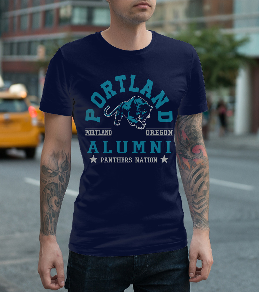 Portland Oregon Alumni Panthers Nation T-Shirt