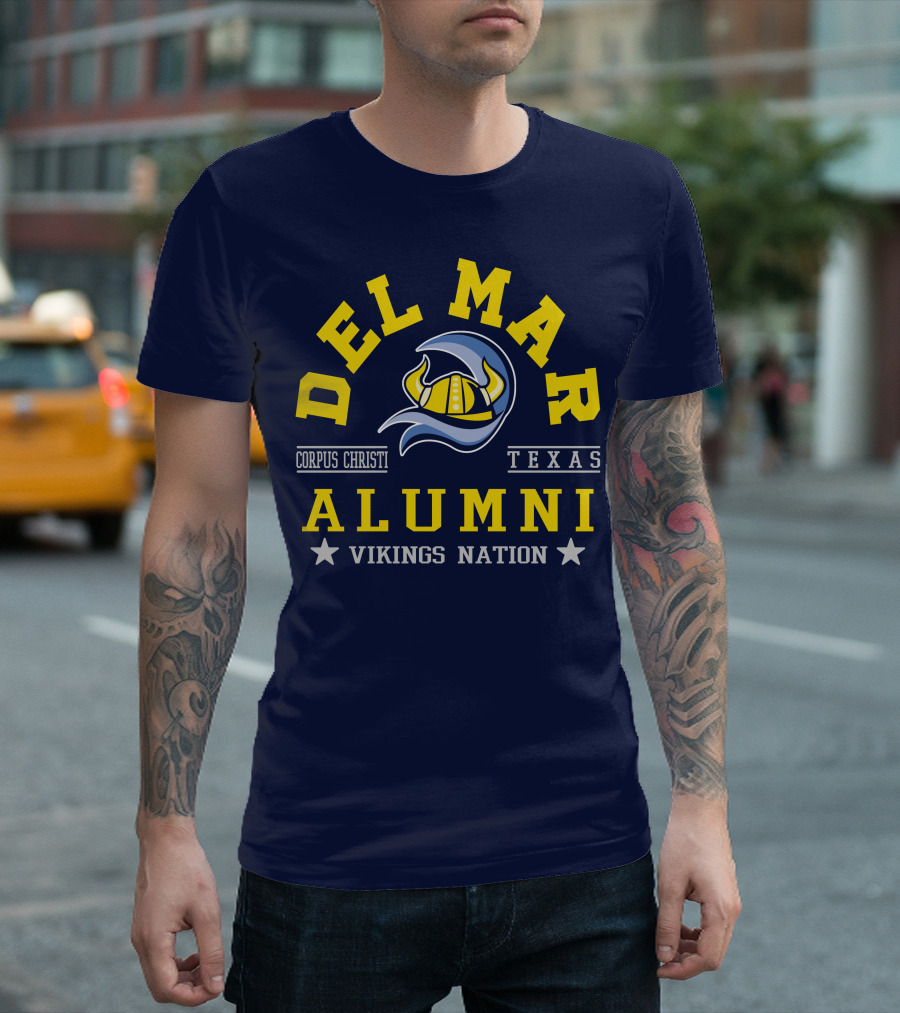 Del Mar College Corpus Christi Texas Alumni Vikings Nation T-Shirt