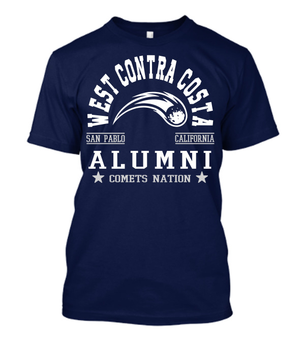 West Contra Costa San Pablo California Alumni Comets Nation T-Shirt