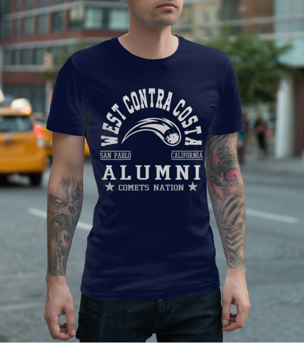 West Contra Costa San Pablo California Alumni Comets Nation T-Shirt