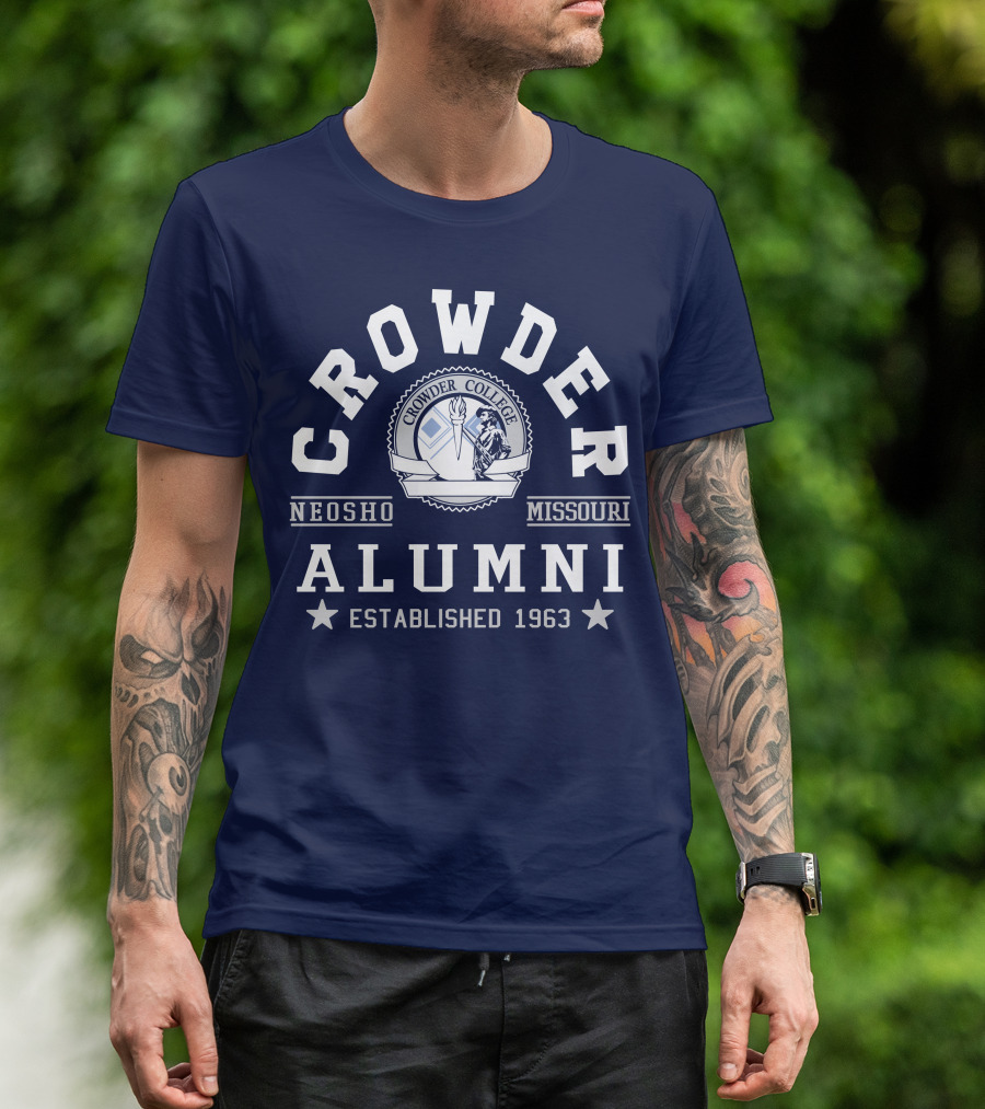 Crowder College Alumni Neosho Missouri Established 1963 T-Shirt