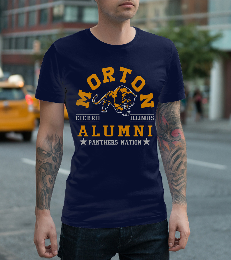 Morton College Alumni Cicero Illinois Panthers Nation T-Shirt