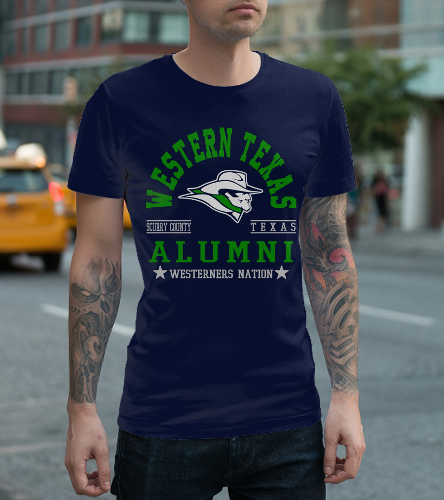 Western Texas Alumni Scurry County Westerners Nation T-Shirt