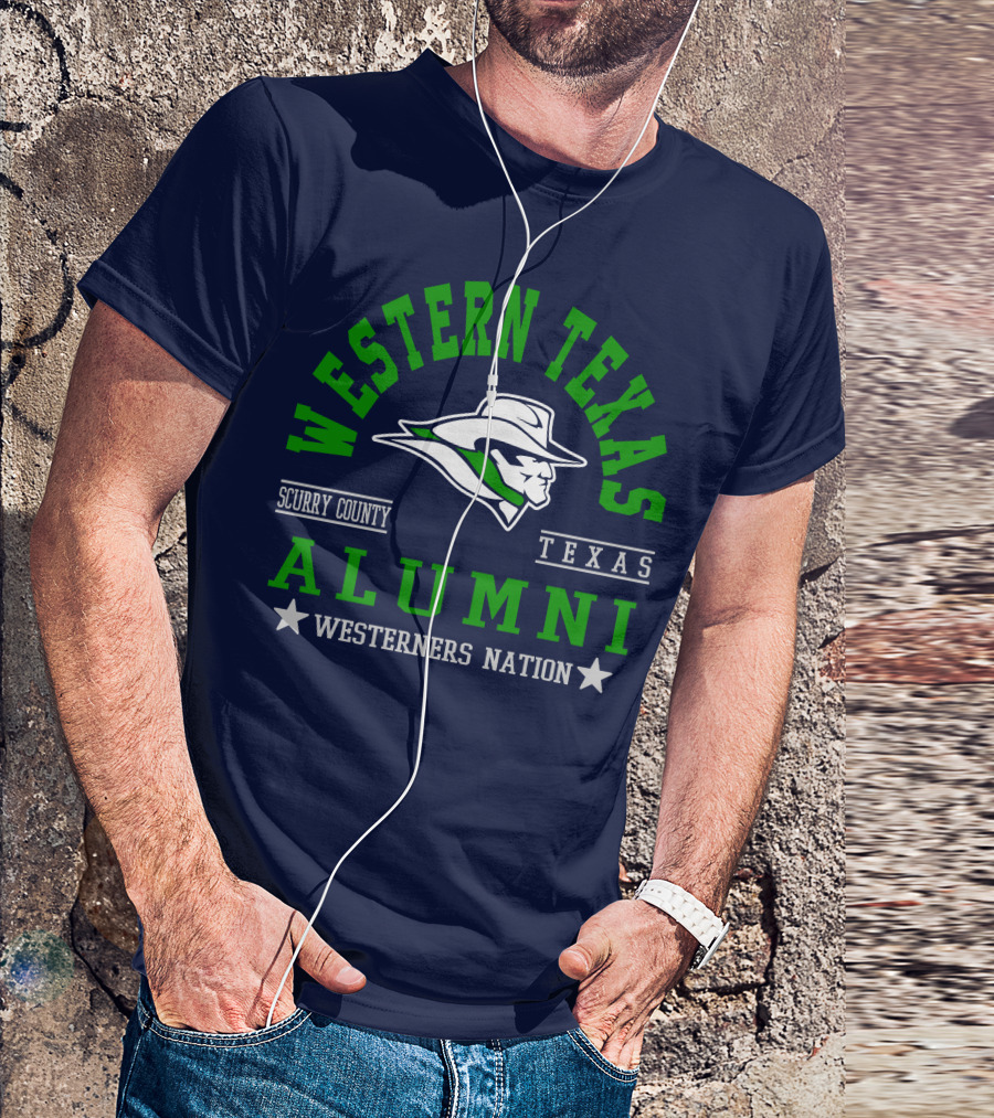Western Texas Alumni Scurry County Westerners Nation T-Shirt