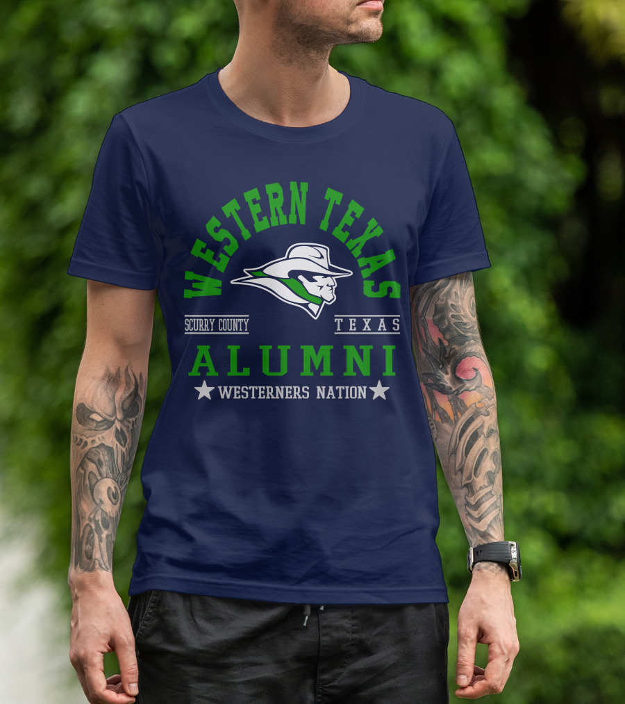 Western Texas Alumni Scurry County Westerners Nation T-Shirt