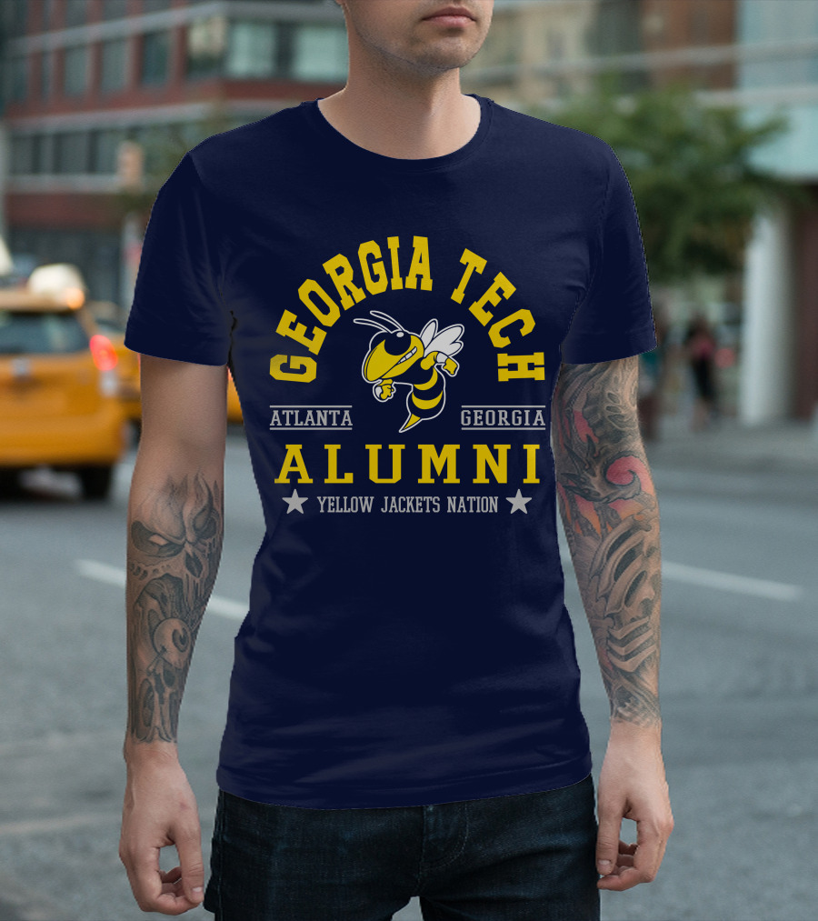 Georgia Tech Alumni Yellow Jackets Nation Atlanta Georgia T-Shirt