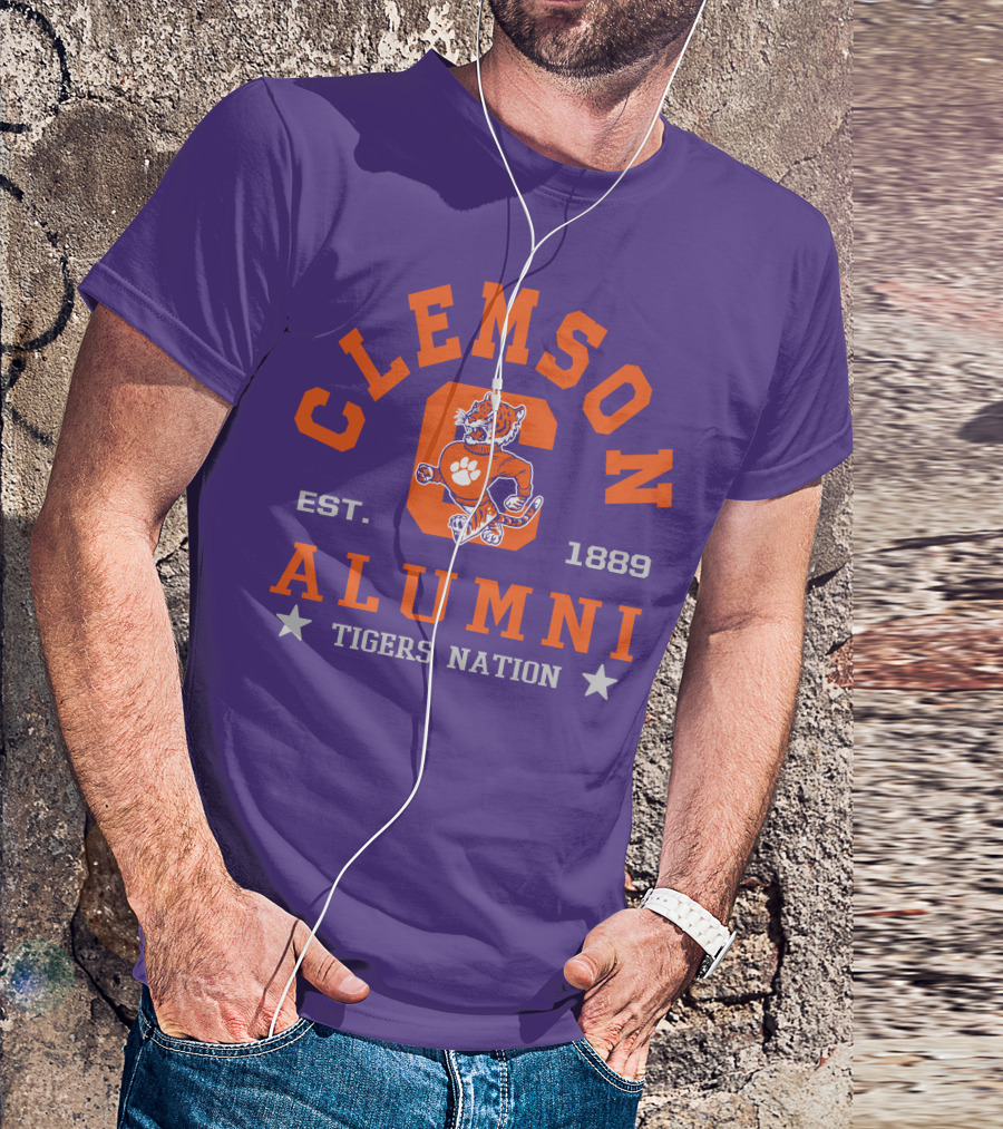 Clemson Alumni Tigers Nation Est. 1889 T-Shirt
