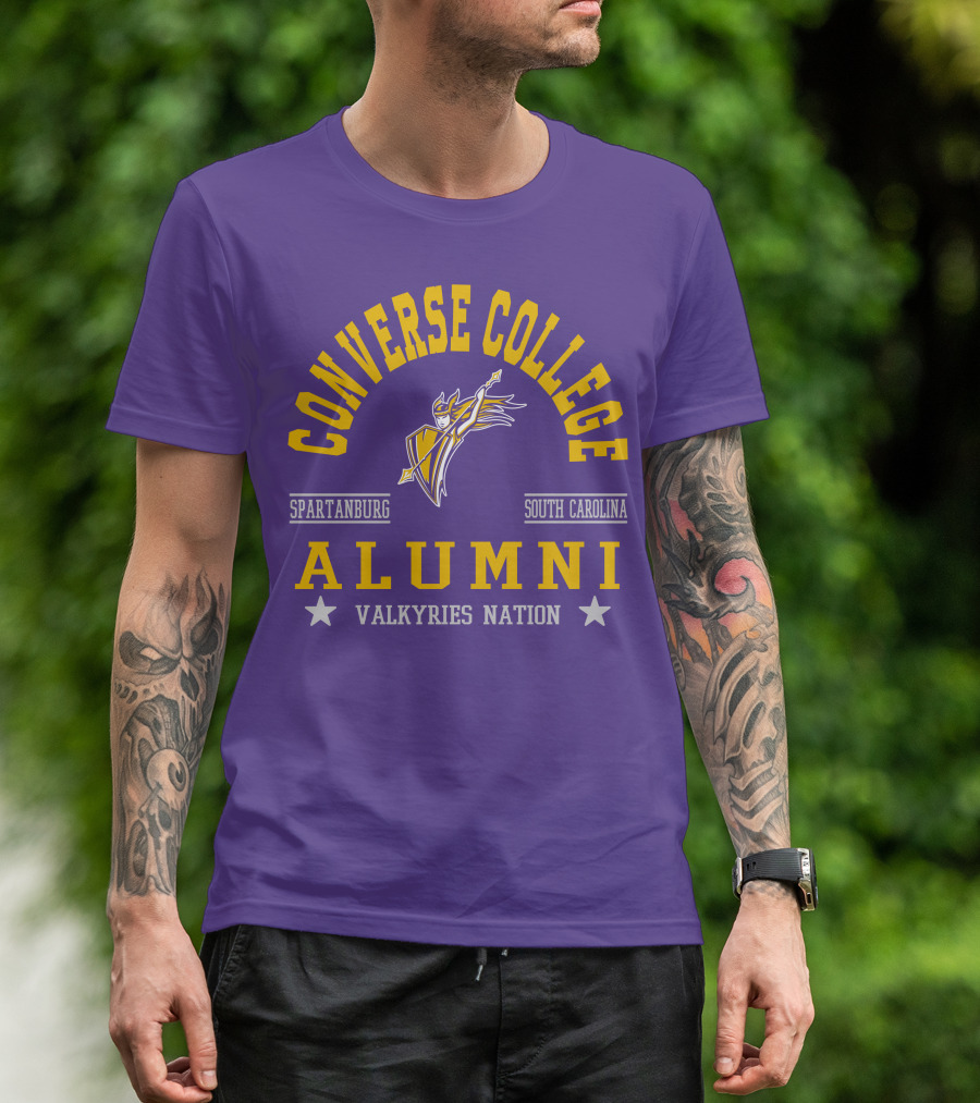 Converse College Alumni Valkyries Nation Spartanburg South Carolina T-Shirt