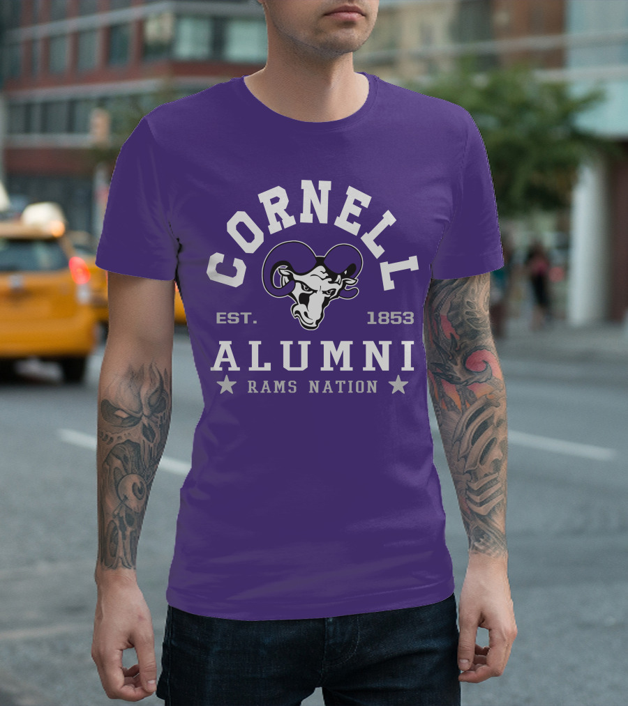 Cornell Alumni Rams Nation Est. 1853 T-Shirt