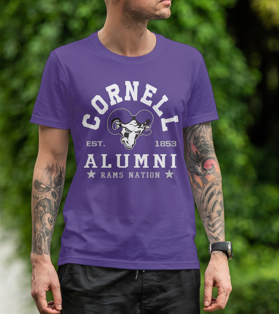 Cornell Alumni Rams Nation Est. 1853 T-Shirt