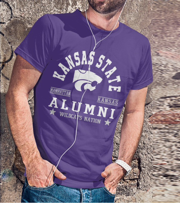 Kansas State Alumni Wildcats Nation Manhattan Kansas T-Shirt