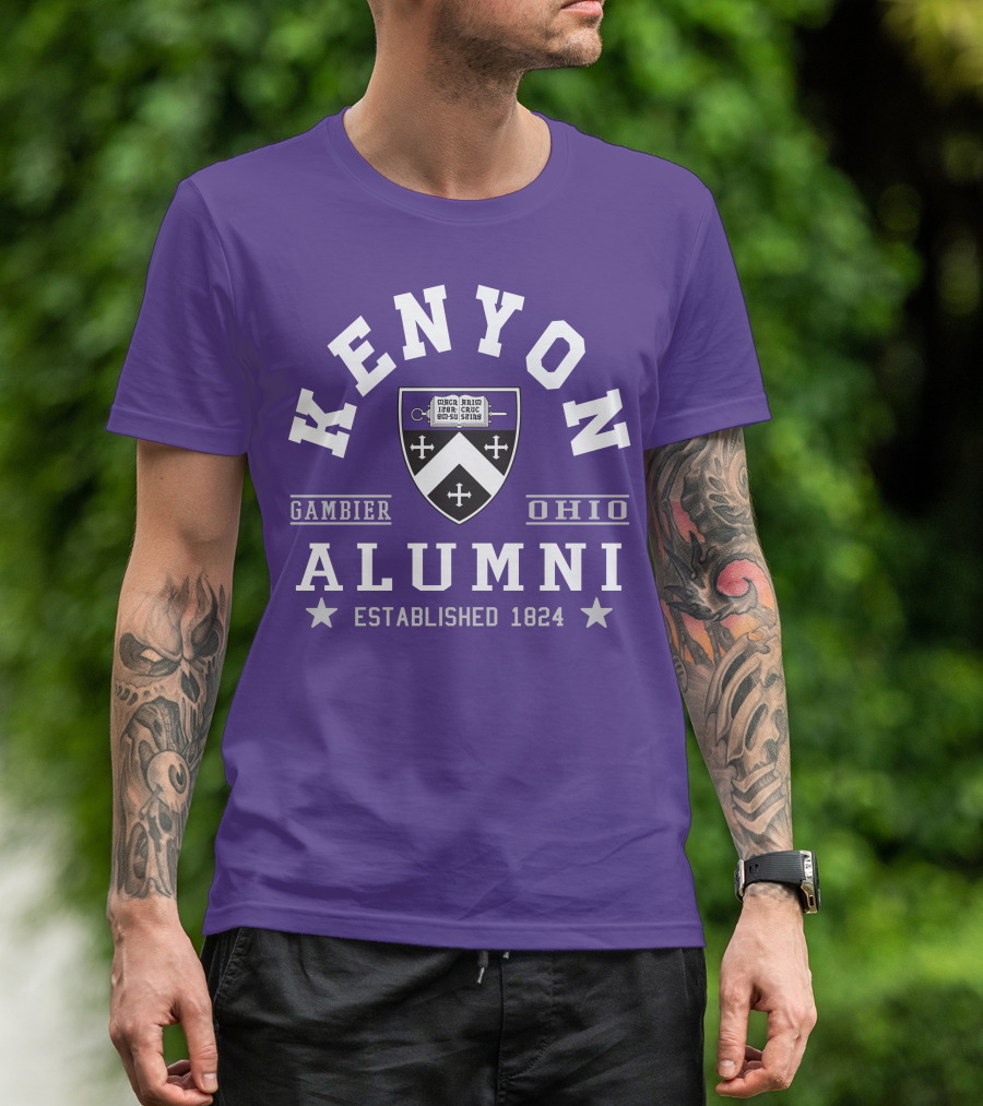 Kenyon College Alumni Gambier Ohio Established 1824 T-Shirt