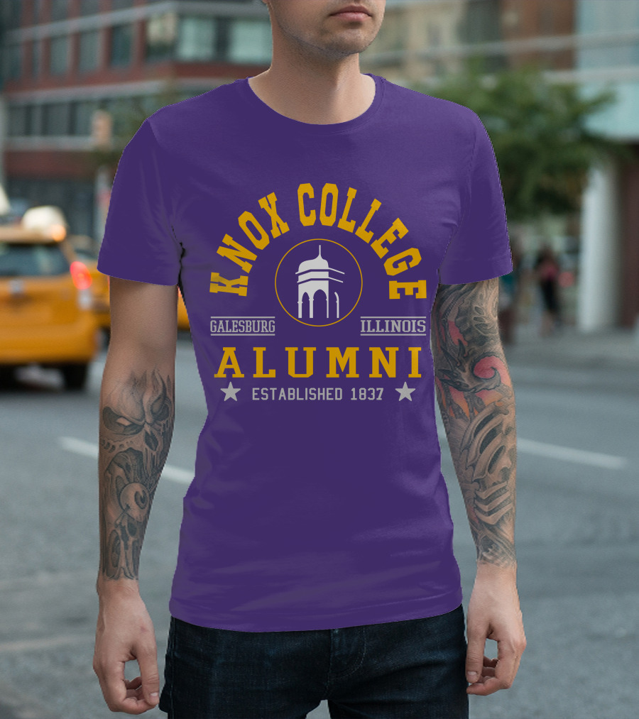Knox College Alumni Established 1837 Galesburg Illinois T-Shirt