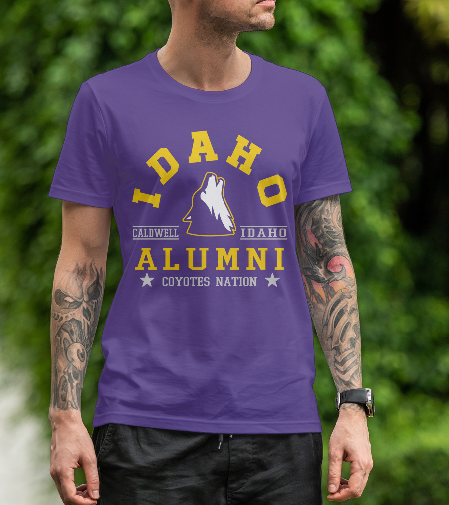 Idaho Alumni Caldwell Coyotes Nation T-Shirt