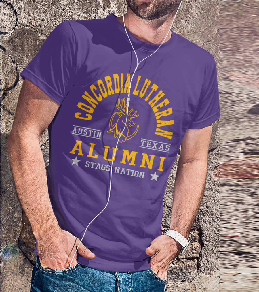 Concordia Lutheran Austin Texas Alumni Stags Nation T-Shirt