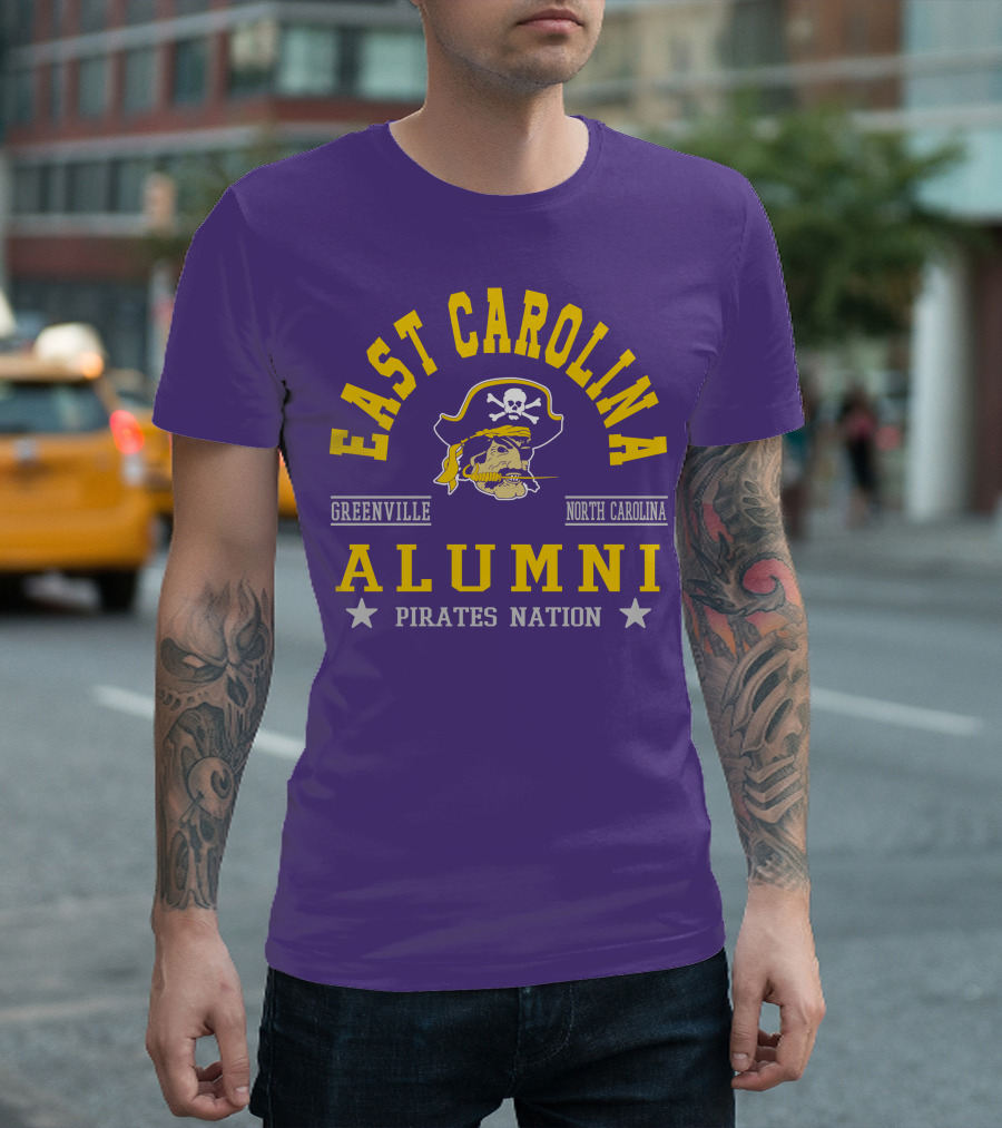 East Carolina Alumni Pirates Nation Greenville North Carolina T-Shirt
