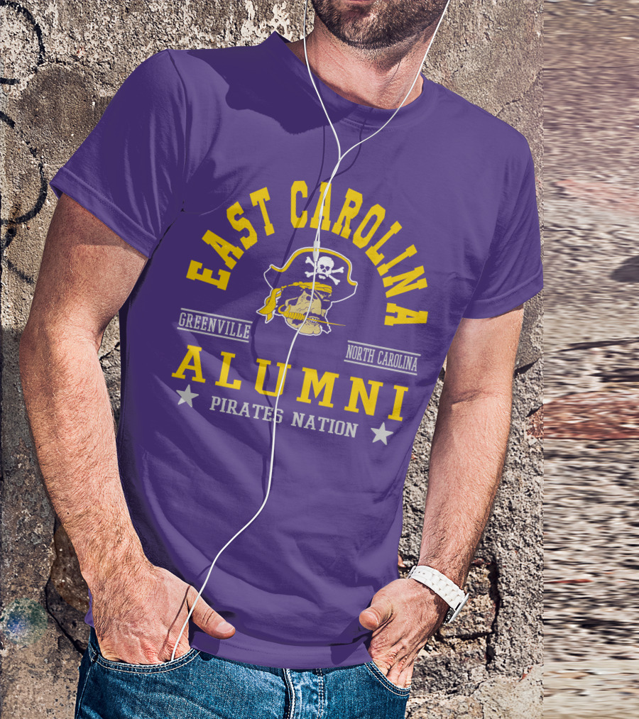 East Carolina Alumni Pirates Nation Greenville North Carolina T-Shirt