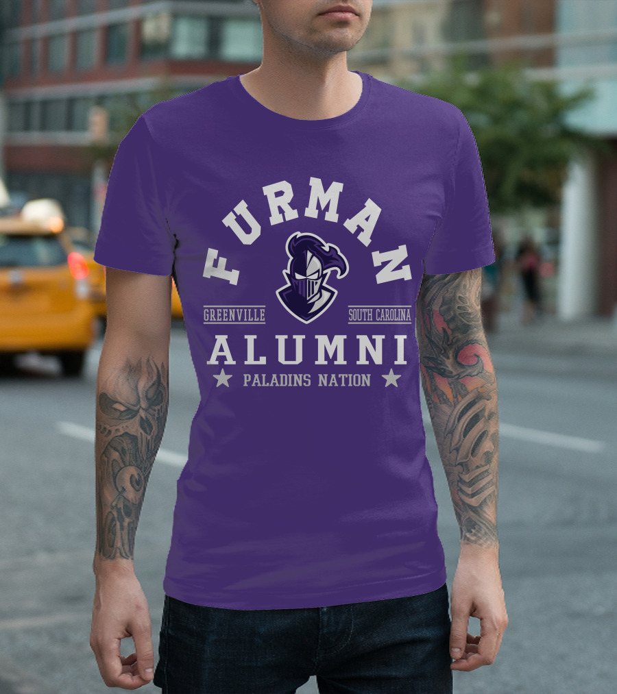 Furman Alumni Greenville South Carolina Paladins Nation T-Shirt