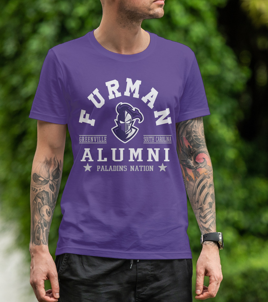 Furman Alumni Greenville South Carolina Paladins Nation T-Shirt