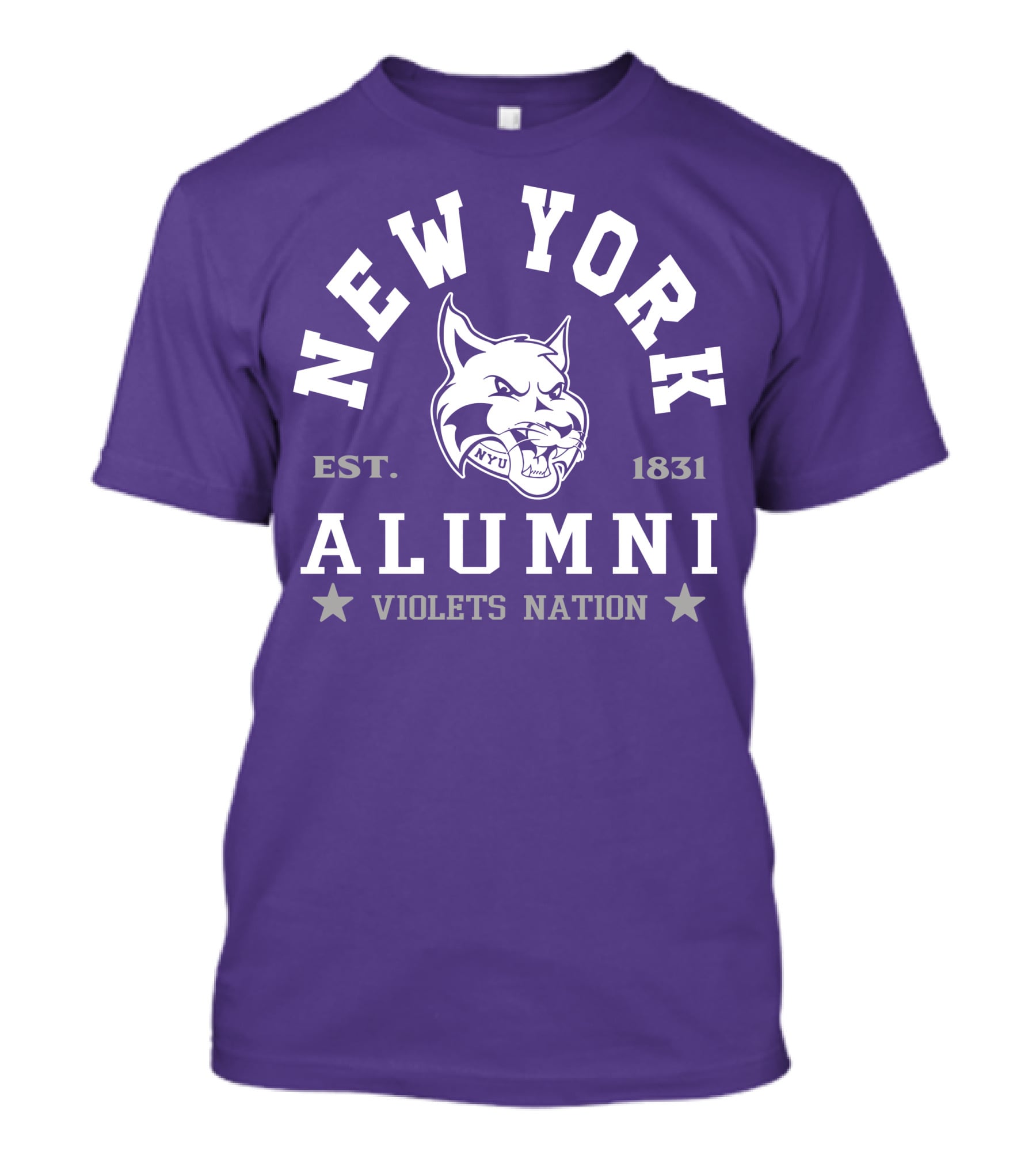 New York Alumni Violets Nation Est. 1831 NYU T-Shirt