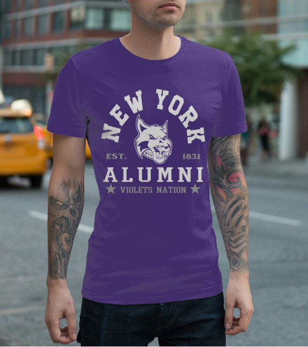 New York Alumni Violets Nation Est. 1831 NYU T-Shirt