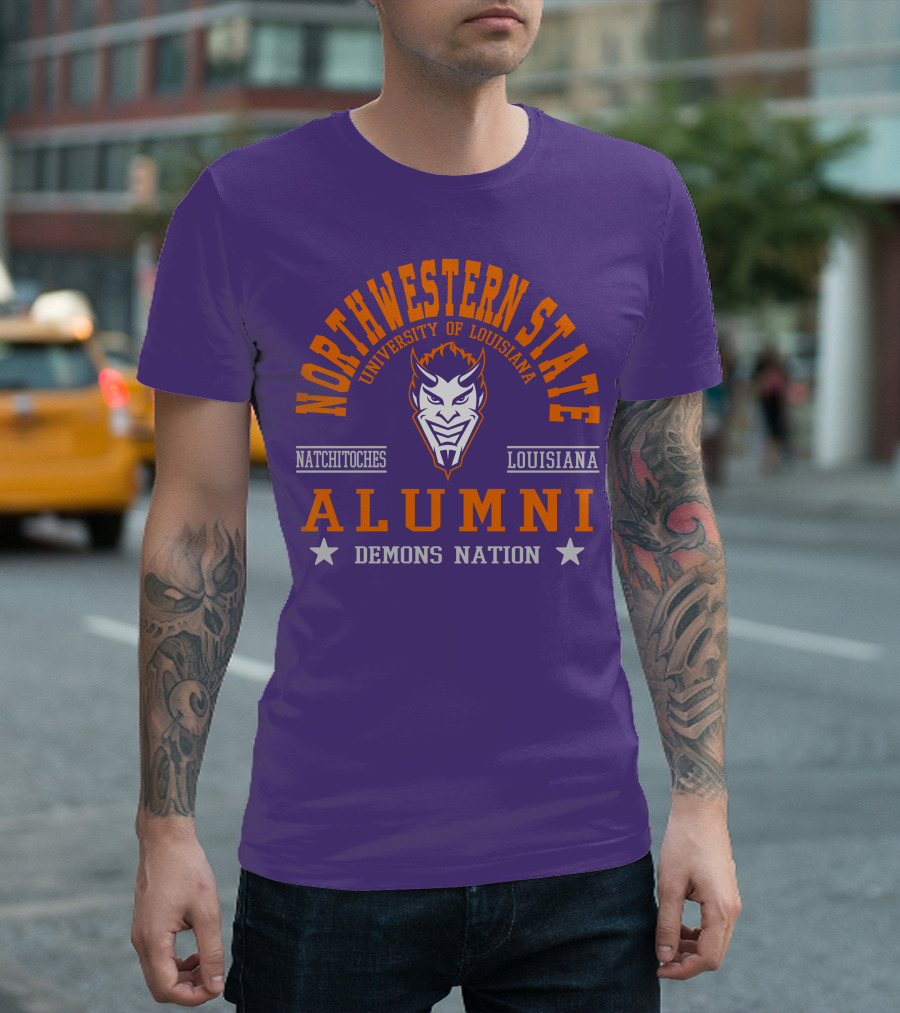 Northwestern State University Of Louisiana Alumni Demons Nation Natchitoches T-Shirt