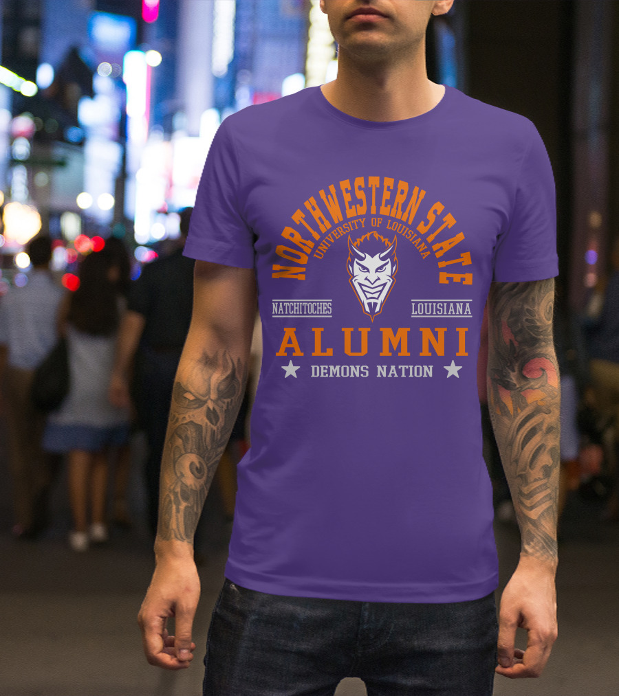 Northwestern State University Of Louisiana Alumni Demons Nation Natchitoches T-Shirt