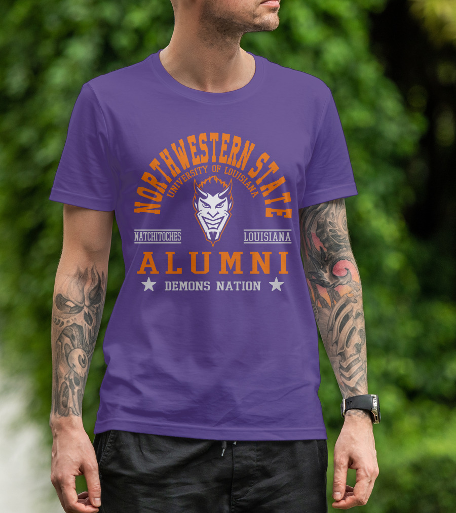 Northwestern State University Of Louisiana Alumni Demons Nation Natchitoches T-Shirt