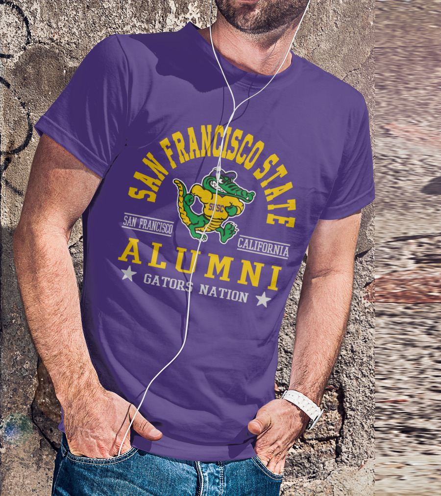 San Francisco State Alumni Gators Nation SFSC California T-Shirt