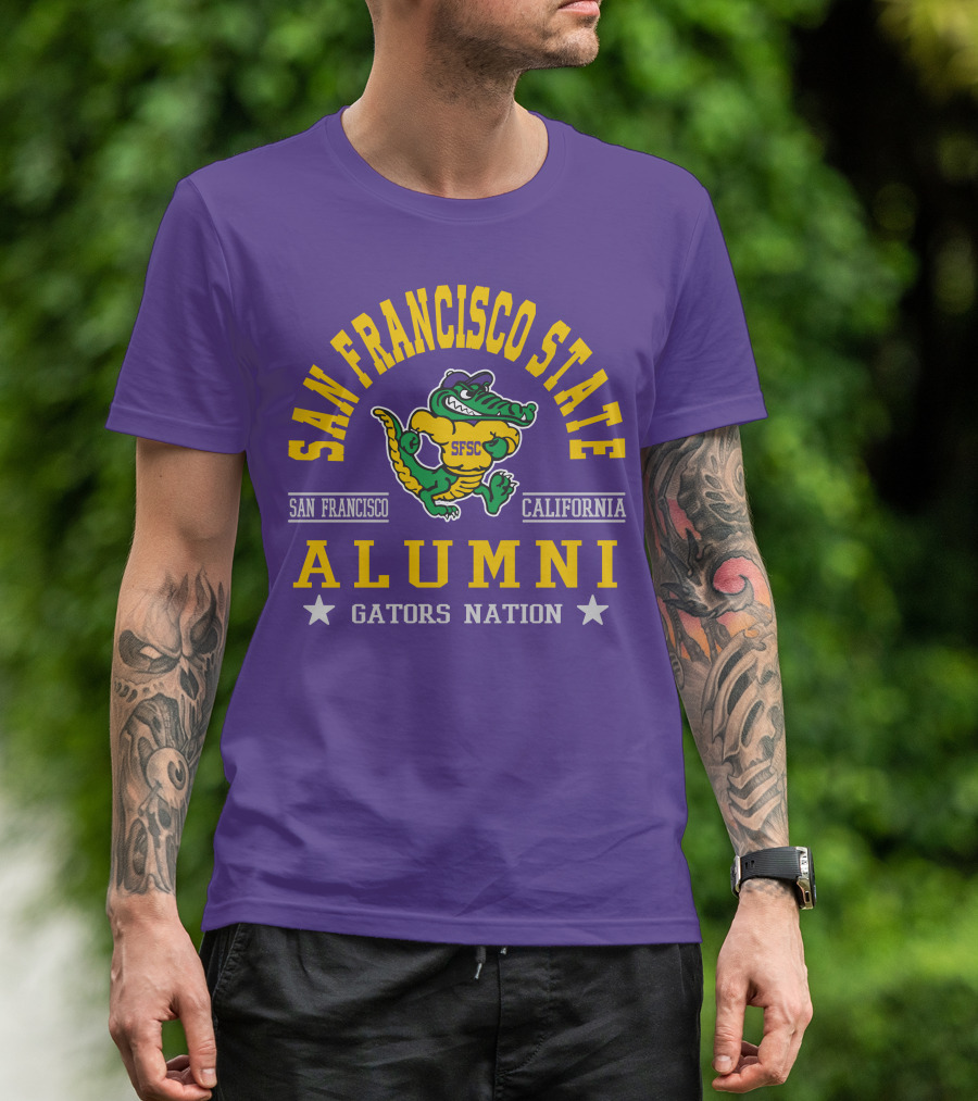 San Francisco State Alumni Gators Nation SFSC California T-Shirt