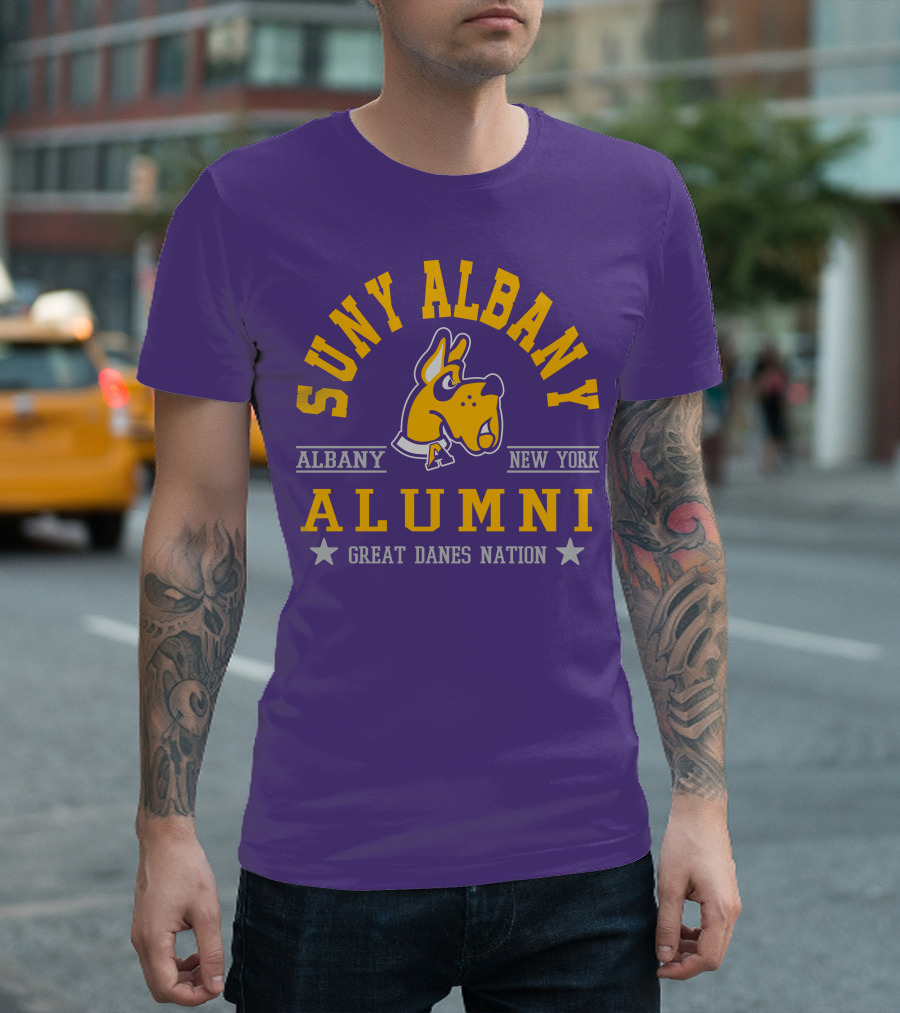 SUNY Albany Alumni Great Danes Nation New York T-Shirt