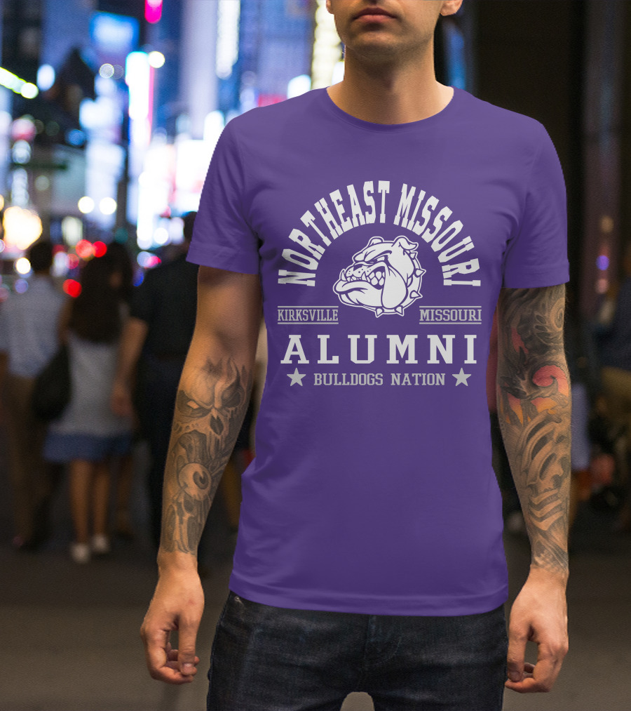 Northeast Missouri Kirksville Alumni Bulldogs Nation T-Shirt