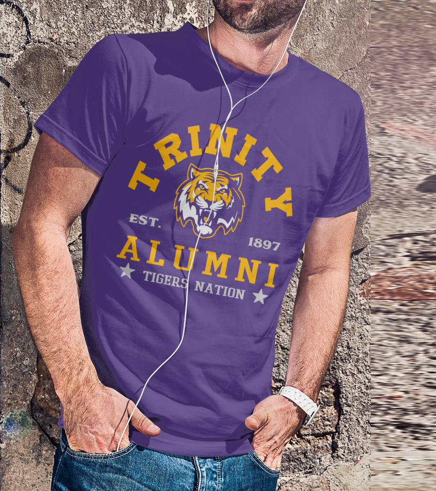 Trinity Alumni Tigers Nation Est. 1897 T-Shirt