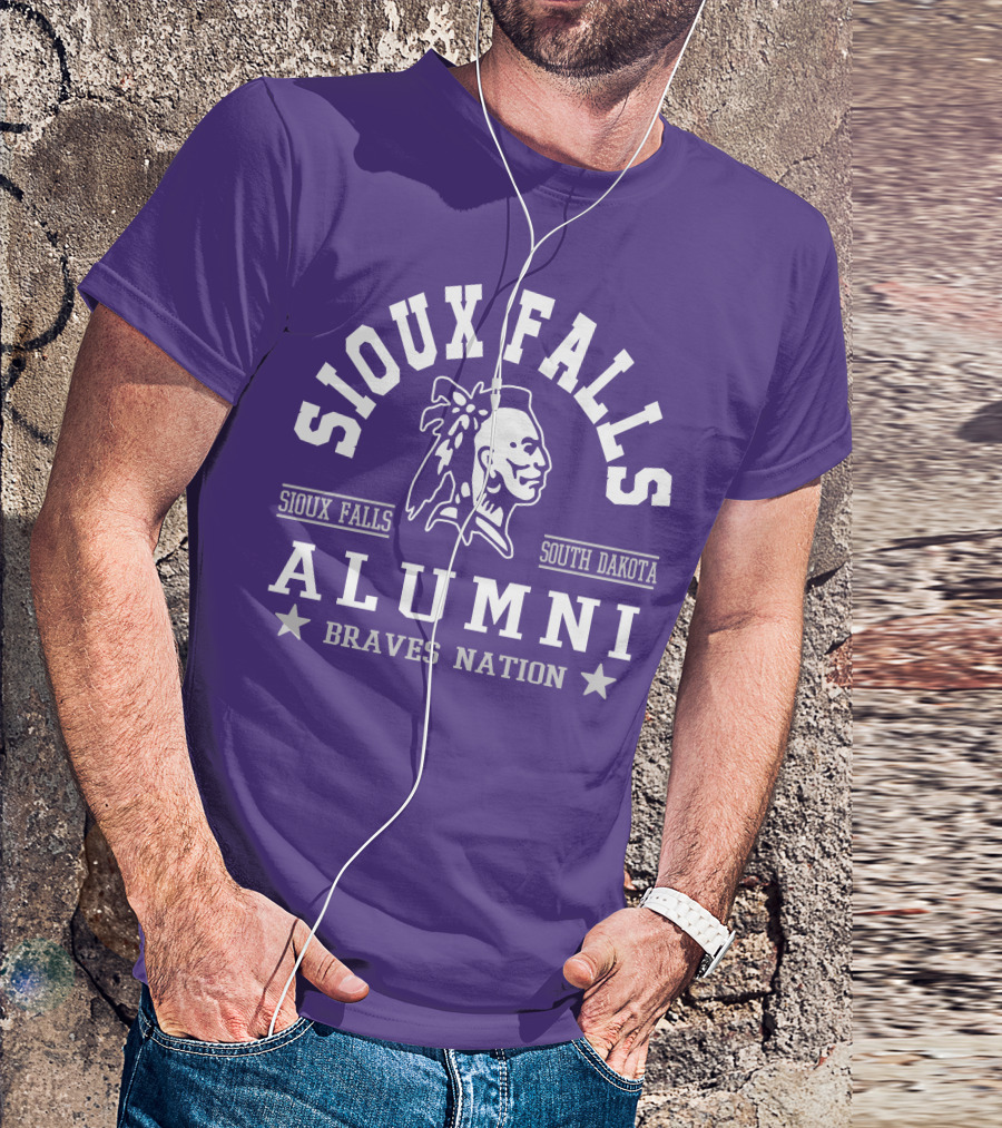 Sioux Falls South Dakota Alumni Braves Nation T-Shirt