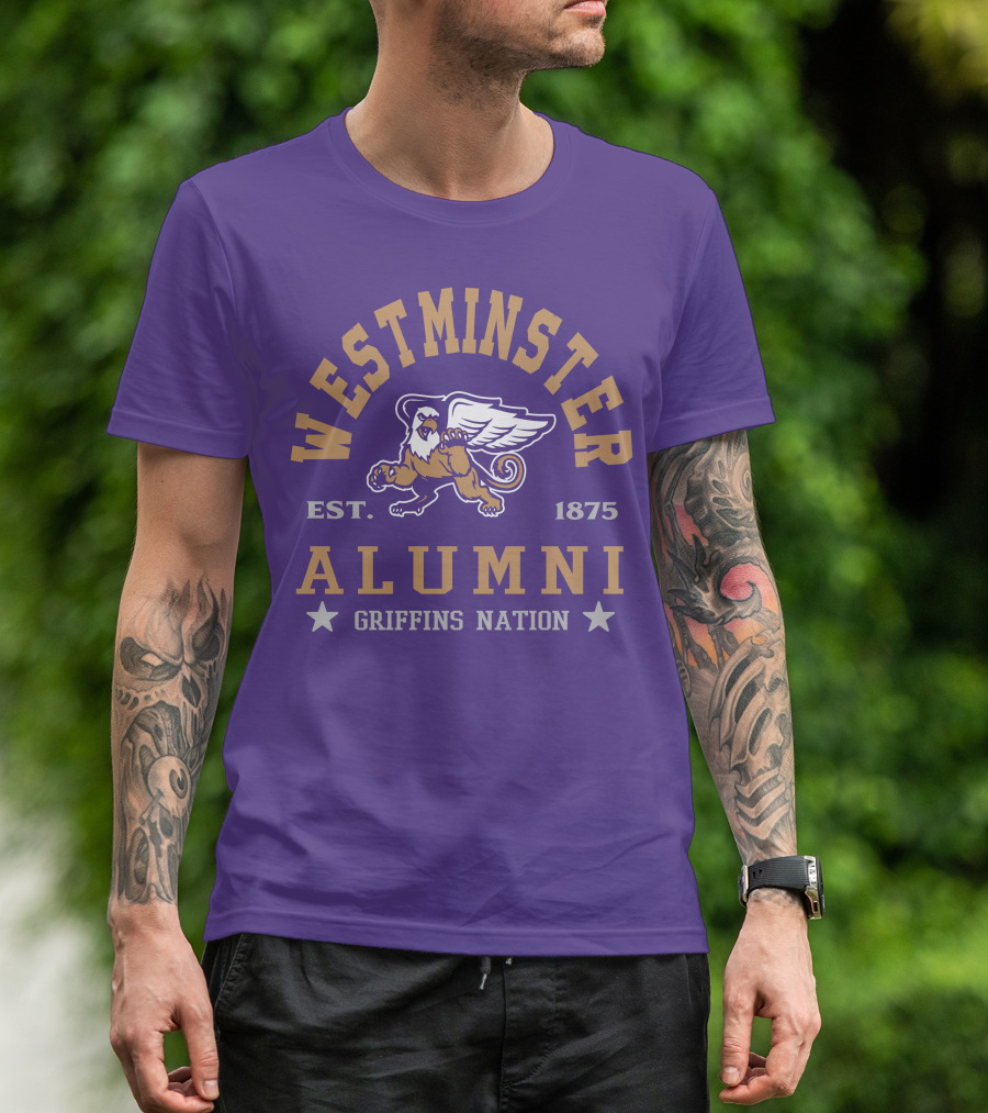 Westminster College Alumni Griffins Nation Est. 1875 T-Shirt