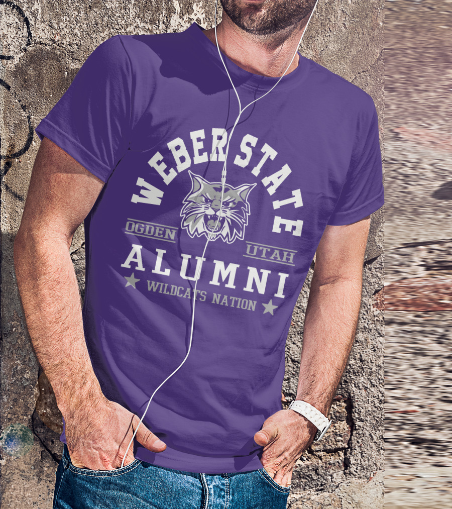 Weber State Alumni Wildcats Nation Ogden Utah T-Shirt
