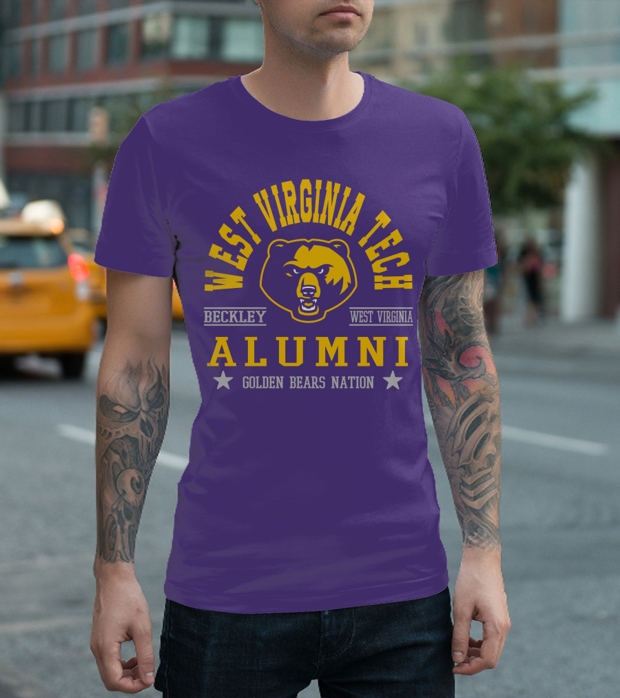 West Virginia Tech Alumni Beckley Golden Bears Nation T-Shirt