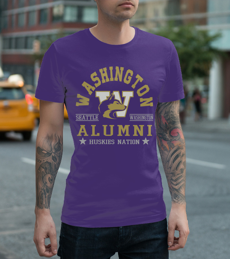 Washington Seattle Huskies Alumni Nation T-Shirt