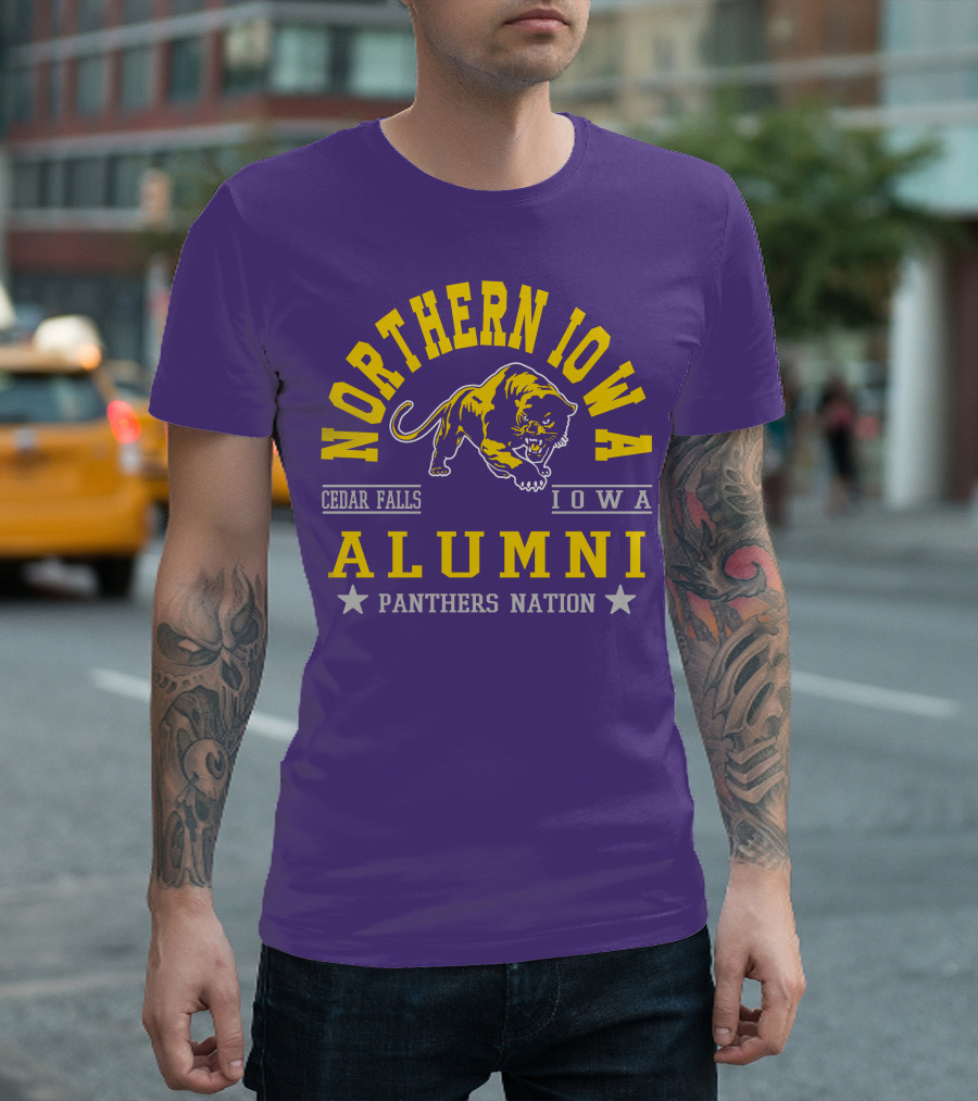 Northern Iowa Cedar Falls Alumni Panthers Nation T-Shirt