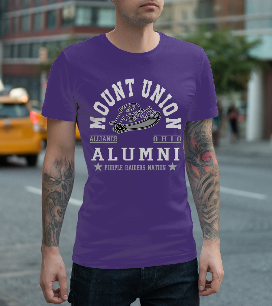 Mount Union Alliance Ohio Alumni Purple Raiders Nation T-Shirt