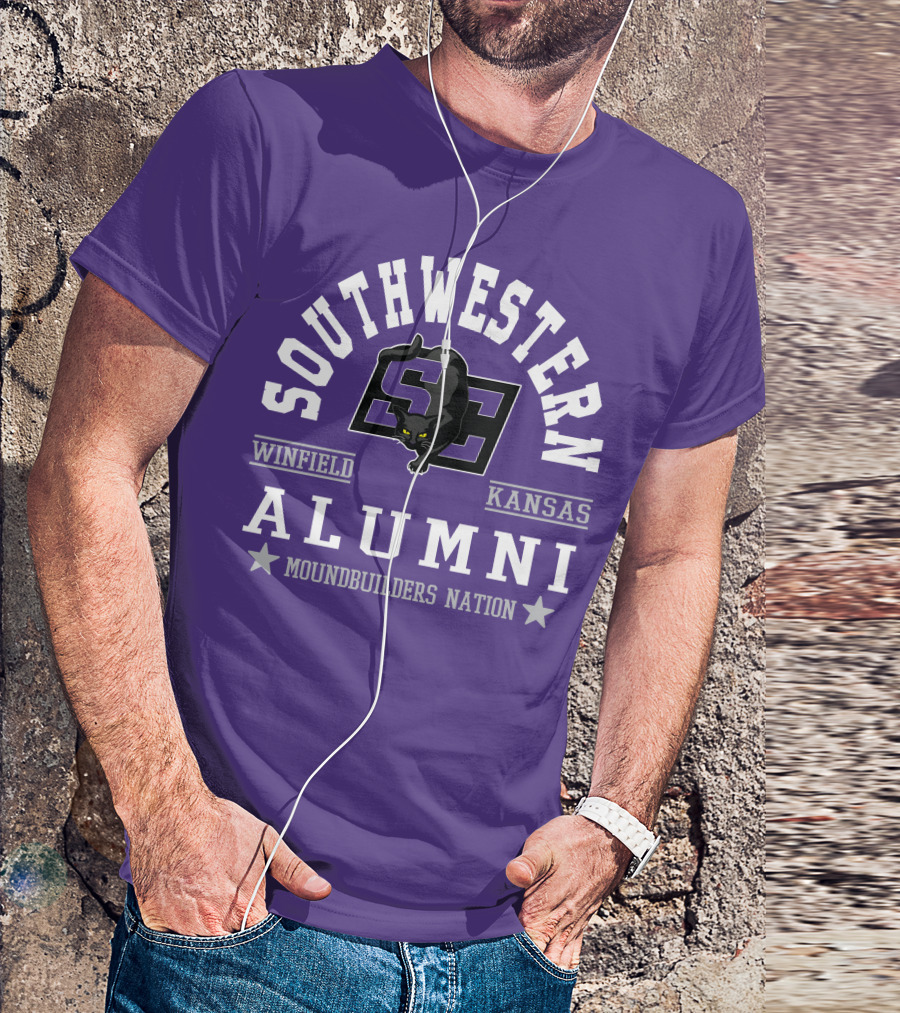 Southwestern Winfield Kansas Alumni Moundbuilders Nation T-Shirt