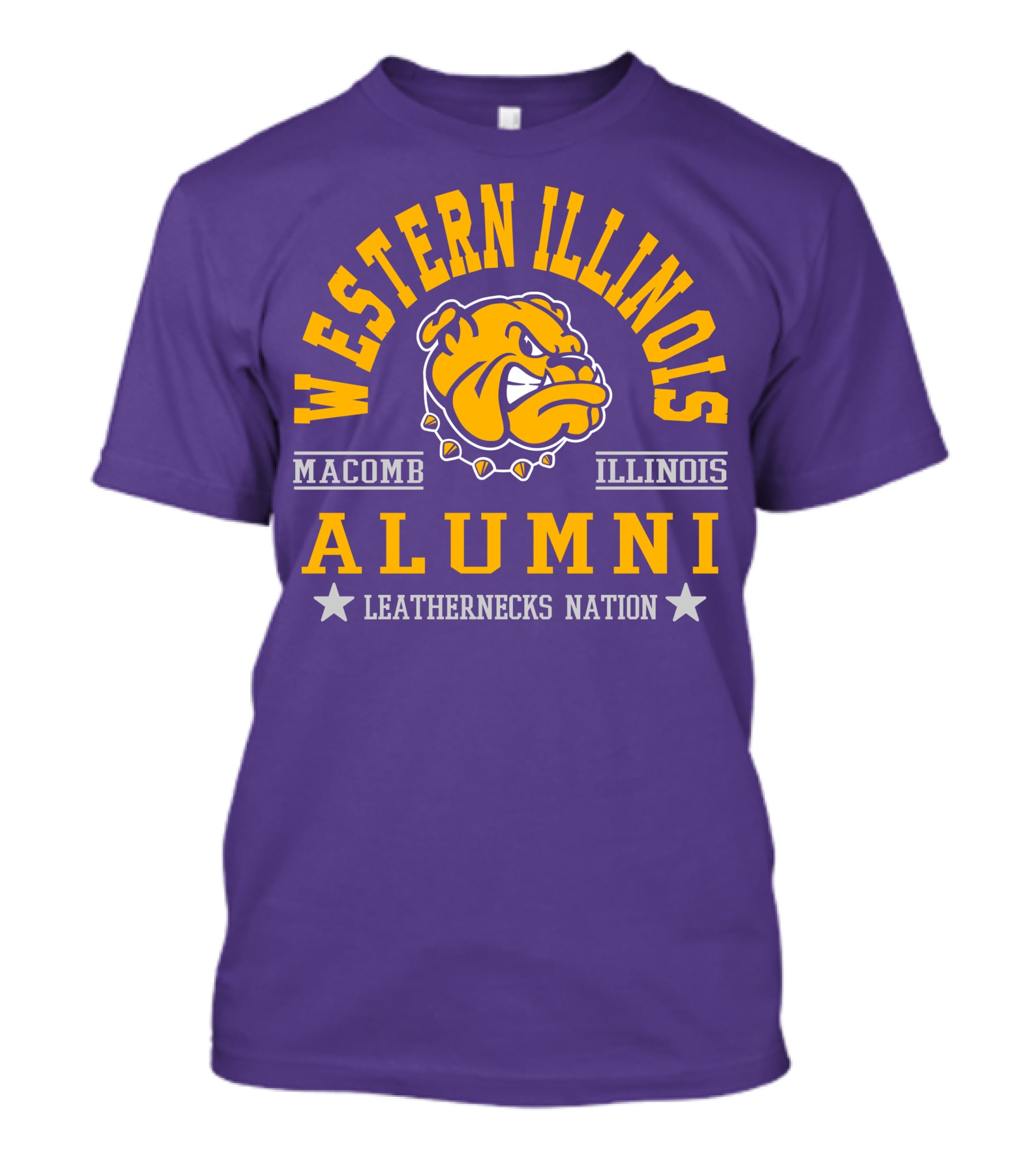 Western Illinois University Alumni Leathernecks Nation Macomb Illinois T-Shirt