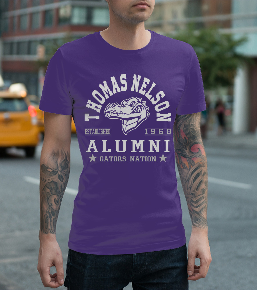 Thomas Nelson Alumni Gators Nation Established 1968 T-Shirt