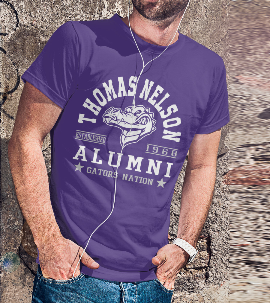 Thomas Nelson Alumni Gators Nation Established 1968 T-Shirt