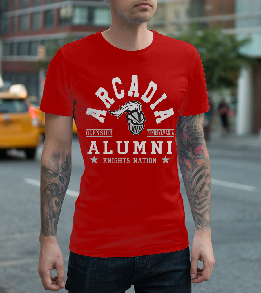Arcadia Alumni Knights Nation Glenside Pennsylvania T-Shirt